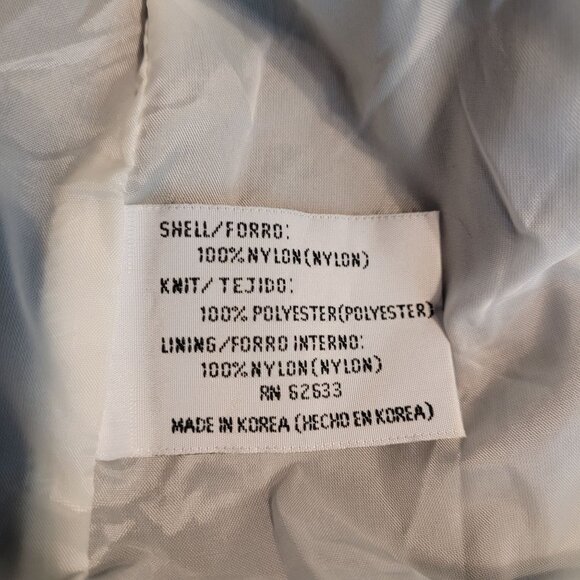 Vtg Wilson Windbreaker Track Jacket XL Pockets Embroidered Spell Out Y2K - Picture 9 of 14